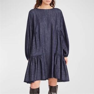 Elegant Navy Blue Dress